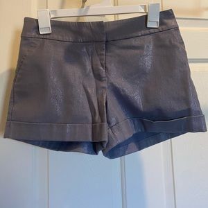 Kensie gray shimmer shorts size 6